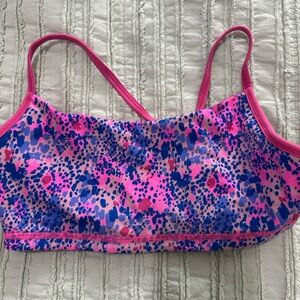 Buffbunny Colorful Pink and Blue Sports Bra